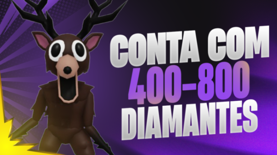 💎 CONTA COM 400-800 DIAMANTES