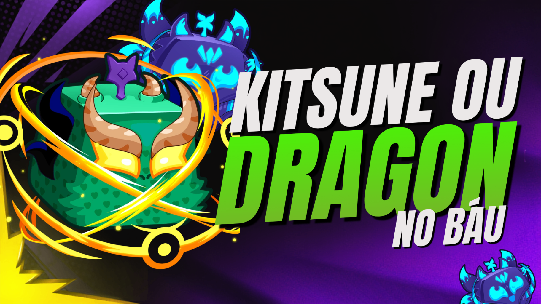 🦊  DRAGON OU KITSUNE NO INVENTÁRIO + LVL ALEATÓRIO + CHANCE MÍTICAS