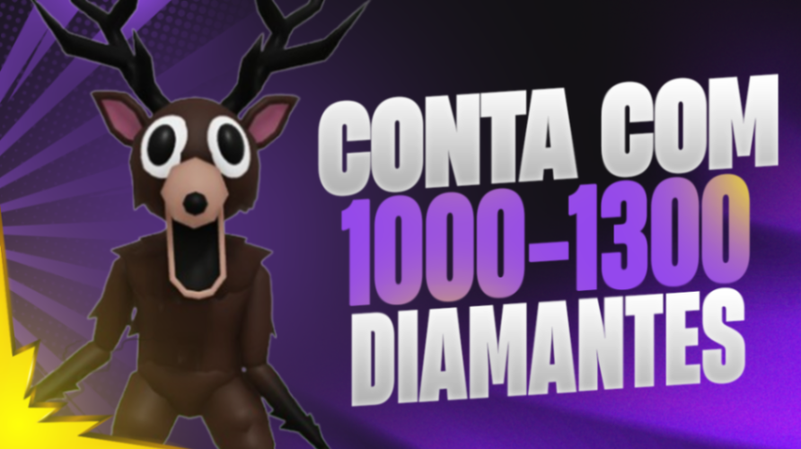 💎 CONTA COM 1000-1300 DIAMANTES